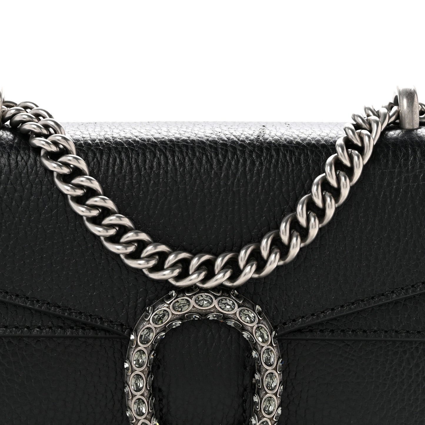 Calfskin Mini Dionysus Shoulder Bag Black