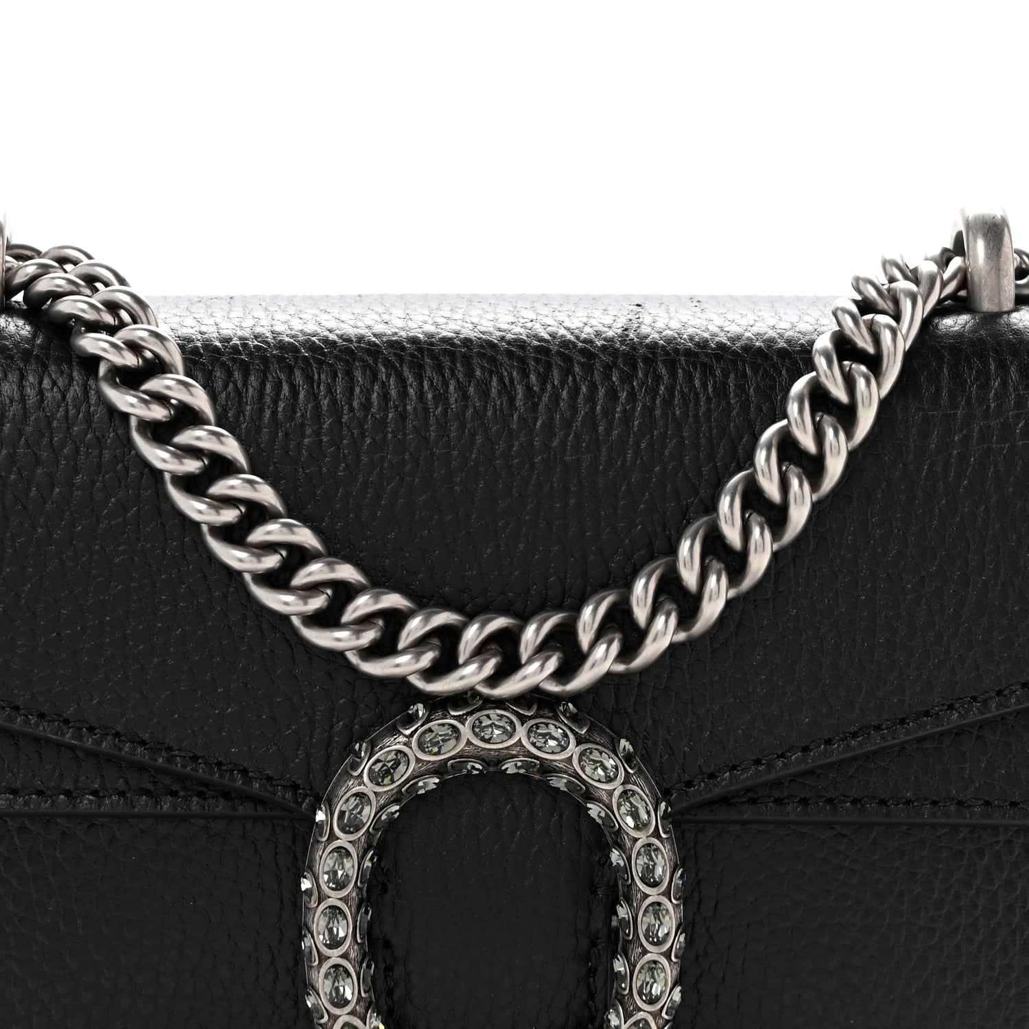 Gucci Calfskin Mini Dionysus Shoulder Bag Black 8 of 14