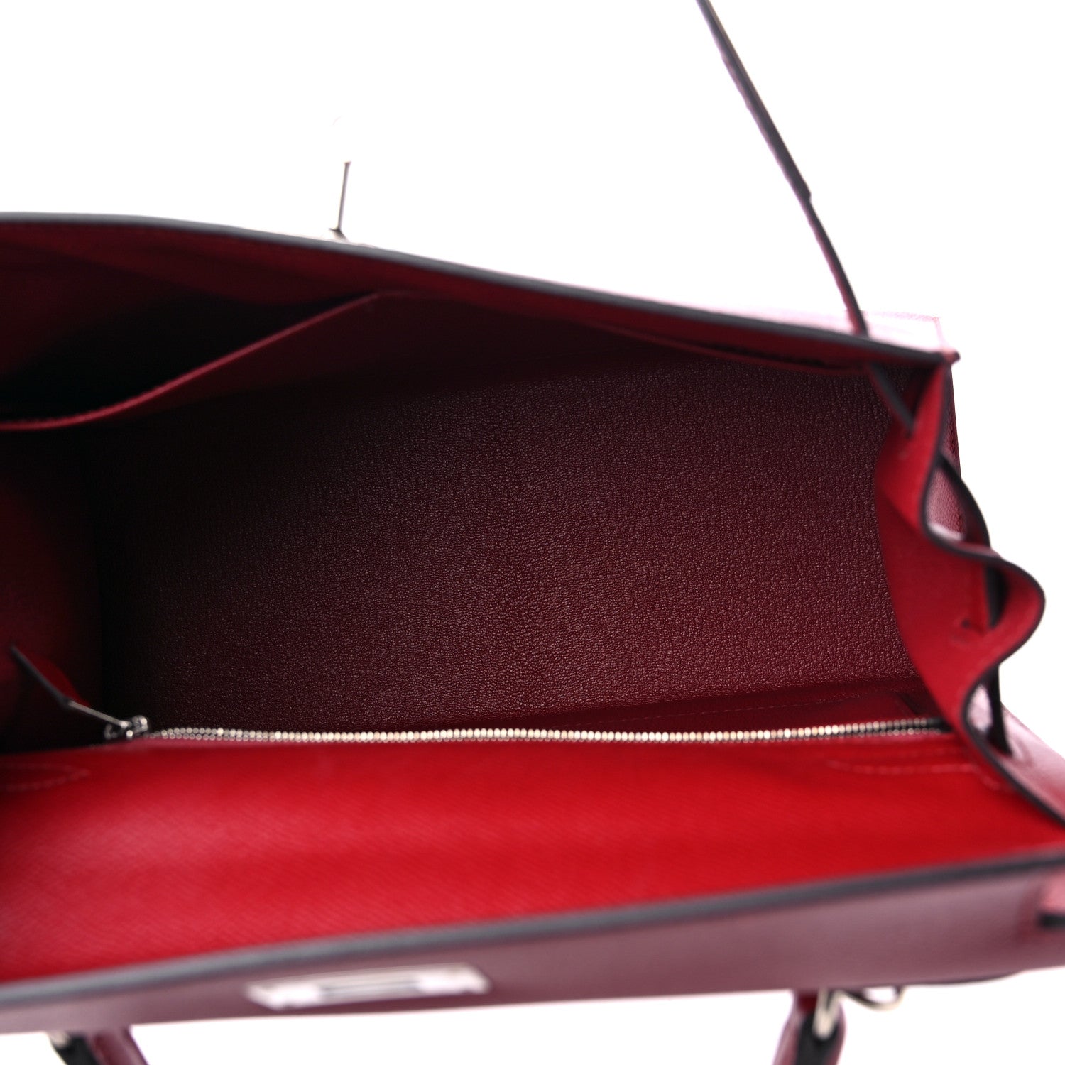 Hermes Epsom Kelly Sellier 28 Rouge Grenat 5 of 9
