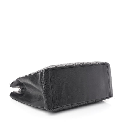 Chanel Caviar Quilted Grand Shopping Tote GST Black 4 of 9