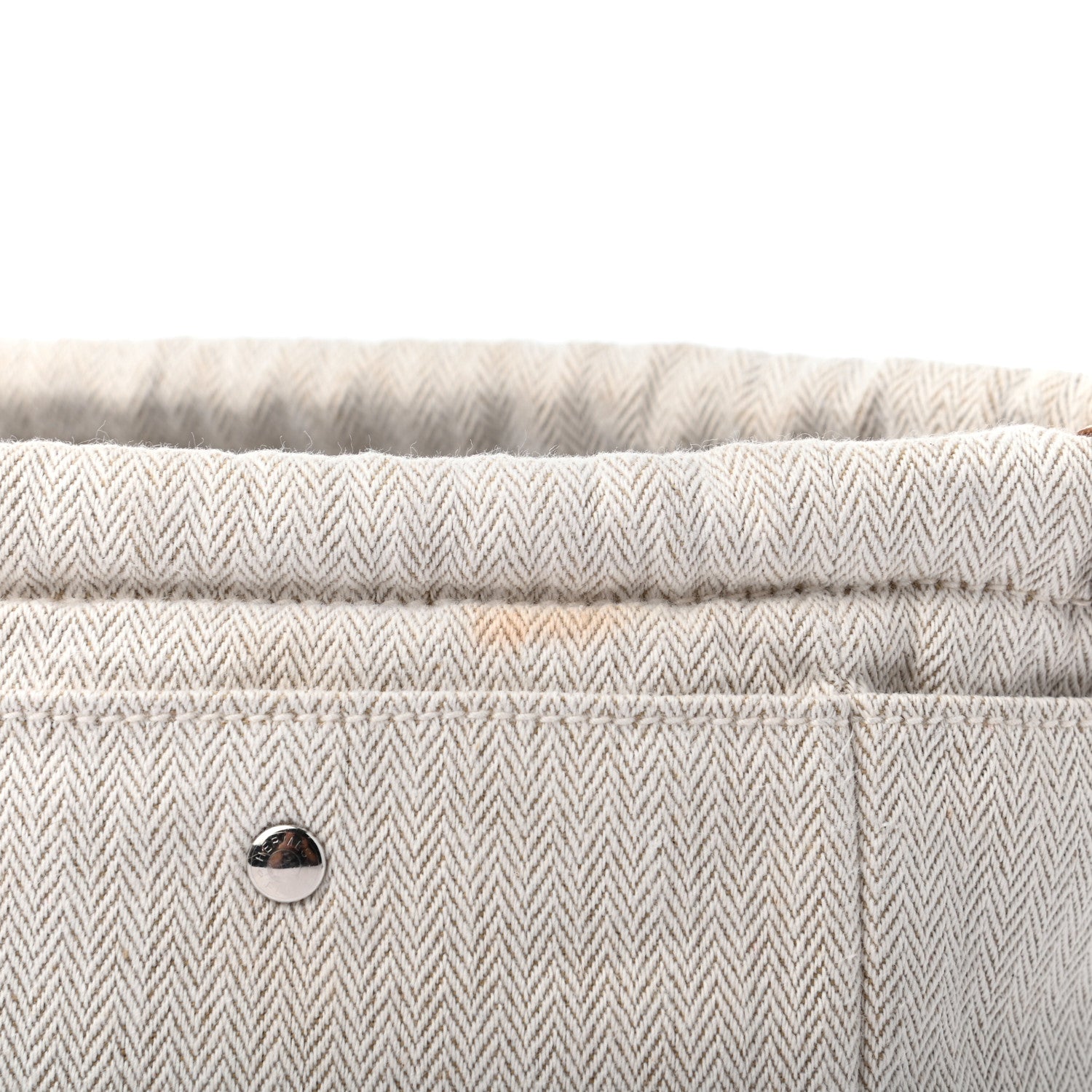 Hermes Canvas Barenia Fourbi 25 MM Pouch Naturel Fauve 8 of 8