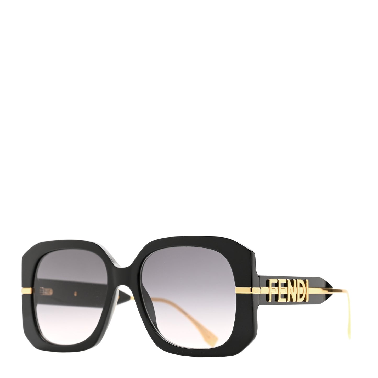 Acetate Fendigraphy Sunglasses FE40065F Black