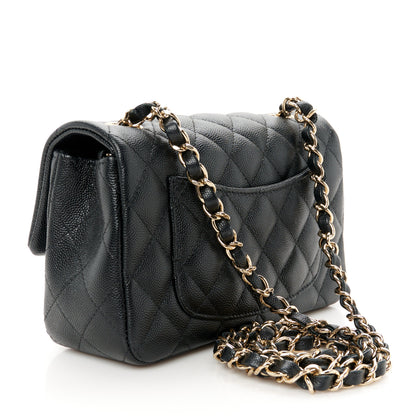Chanel Caviar Quilted Mini Rectangular Flap Black 3 of 12