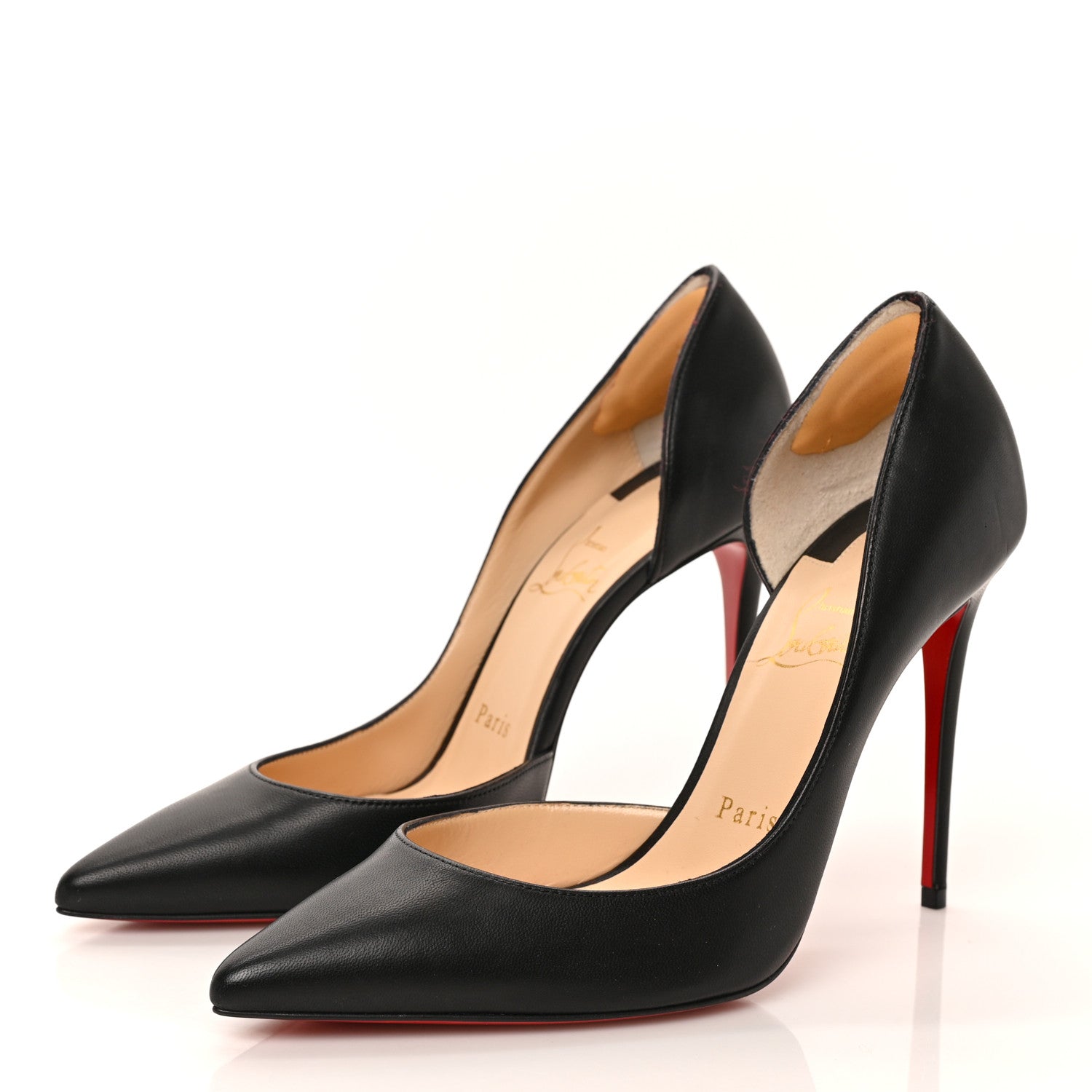 Christian Louboutin Shiny Nappa Iriza 100 Pumps 37.5 Black 3 of 8