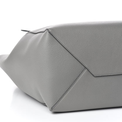 Celine Soft Grained Calfskin Small Belt Cabas Phantom Medium Grey 5 of 10