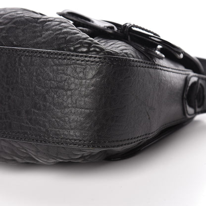 Fendi Nappa Patent B Bis Flap Bag Black 9 of 10