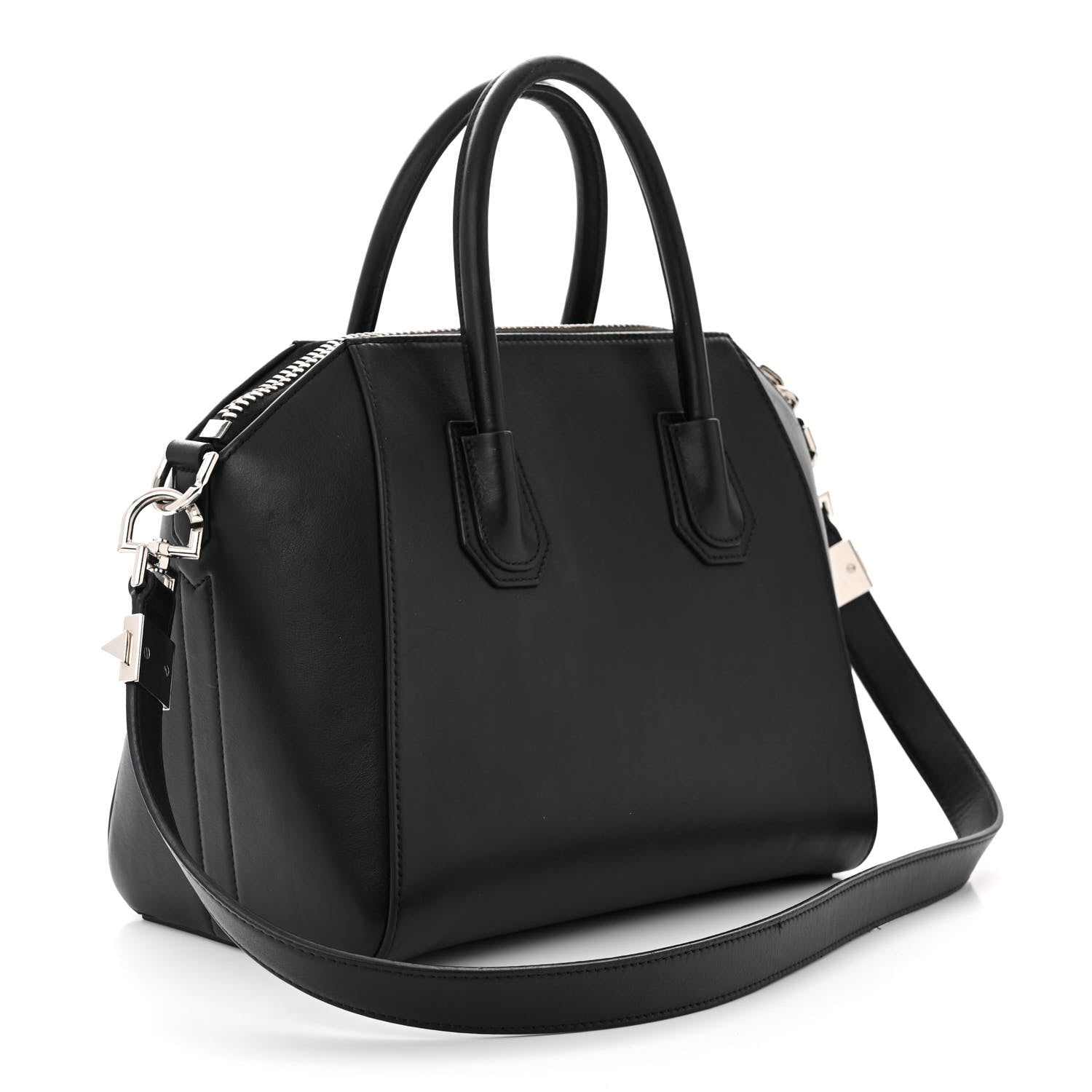 Givenchy Calfskin Signature Logo Small Antigona Black 3 of 11