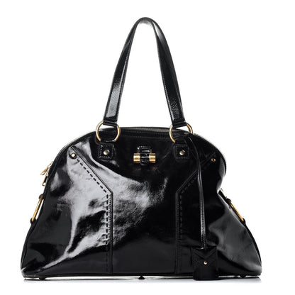 Saint Laurent Patent Large Muse Black 1 of 8