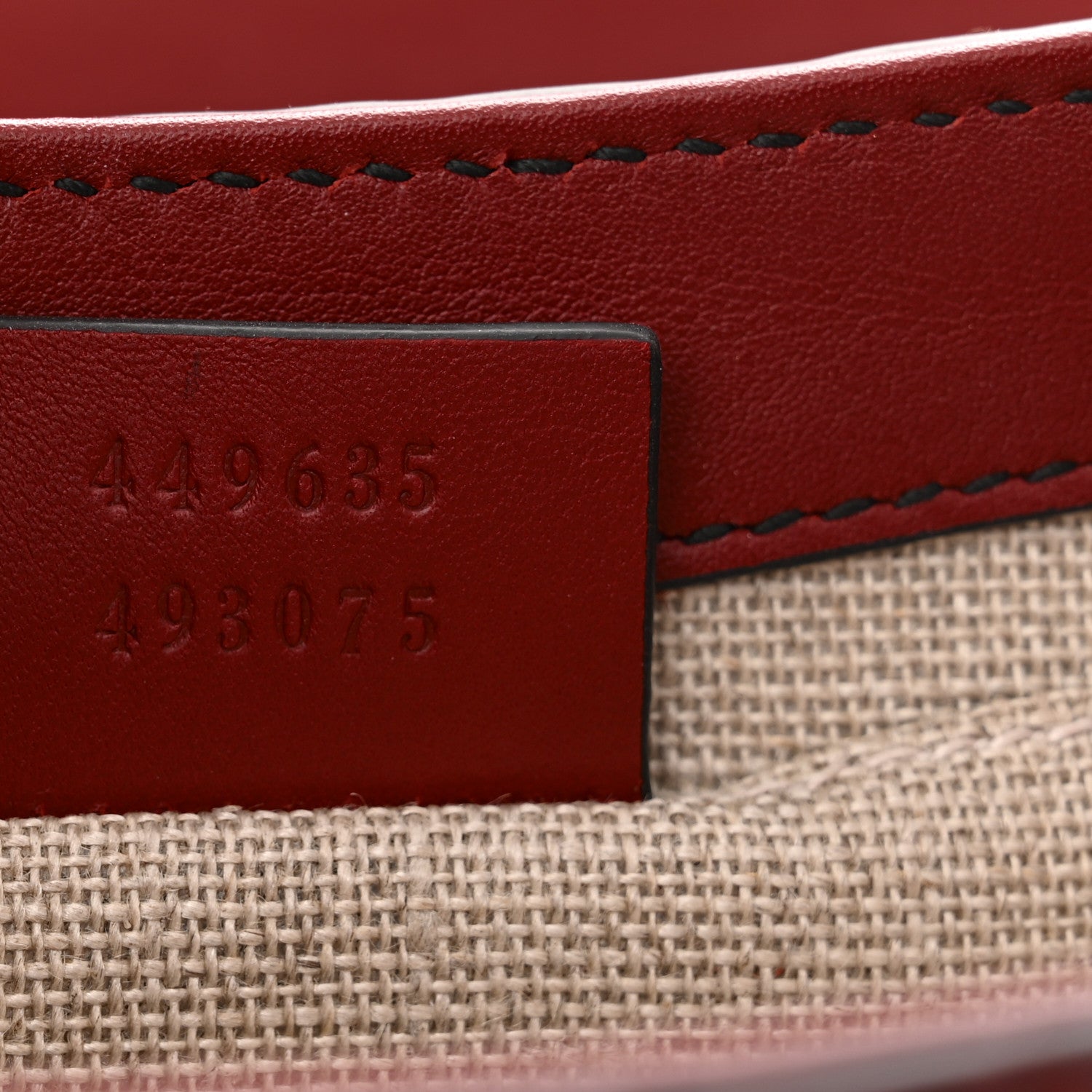 Gucci Microguccissima Medium Emily Chain Shoulder Bag Red 7 of 10