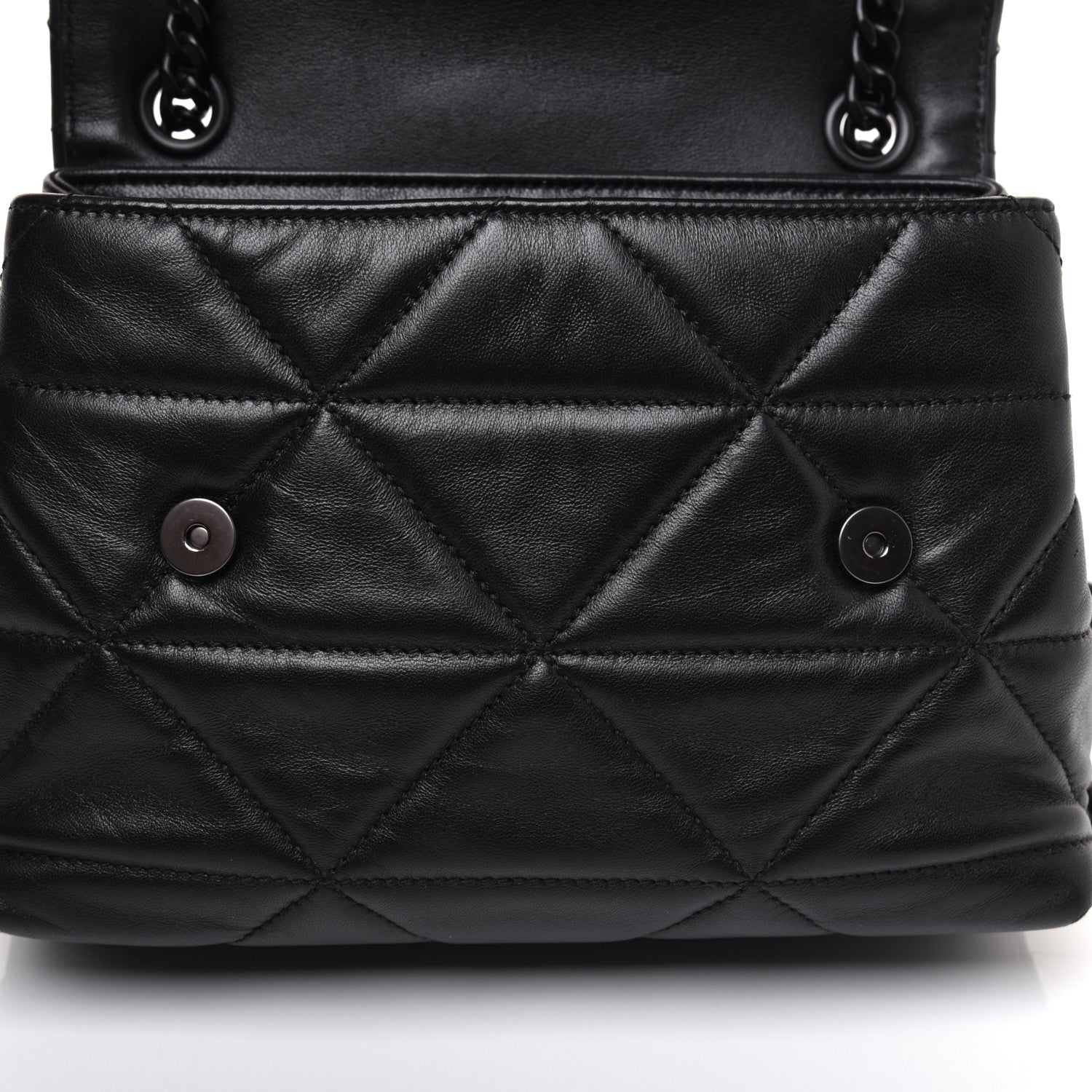 Prada Nappa Triangle Stitched Small Spectrum Bag Black 15 of 18