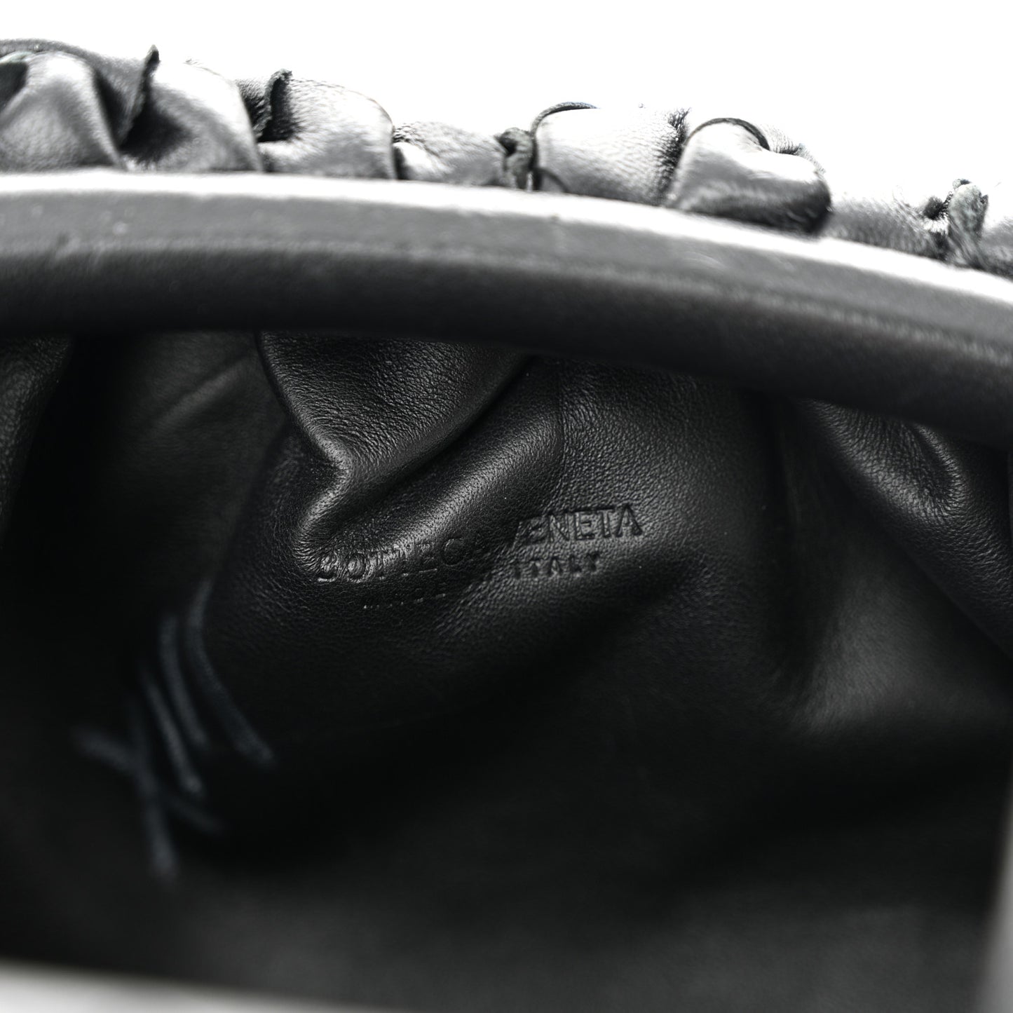 Nappa Intrecciato The Mini Pouch Black