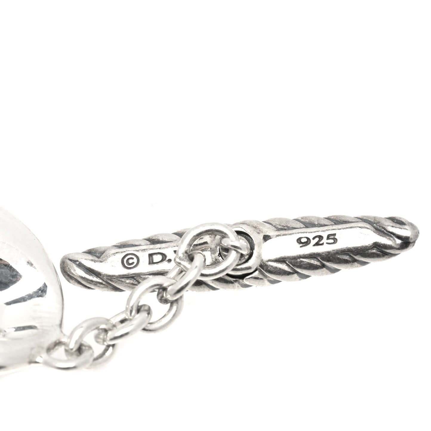 Sterling Silver Diamond Large Cordelia Curb Link Bracelet