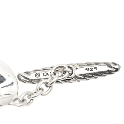 David Yurman Sterling Silver Diamond Large Cordelia Curb Link Bracelet 4 of 4