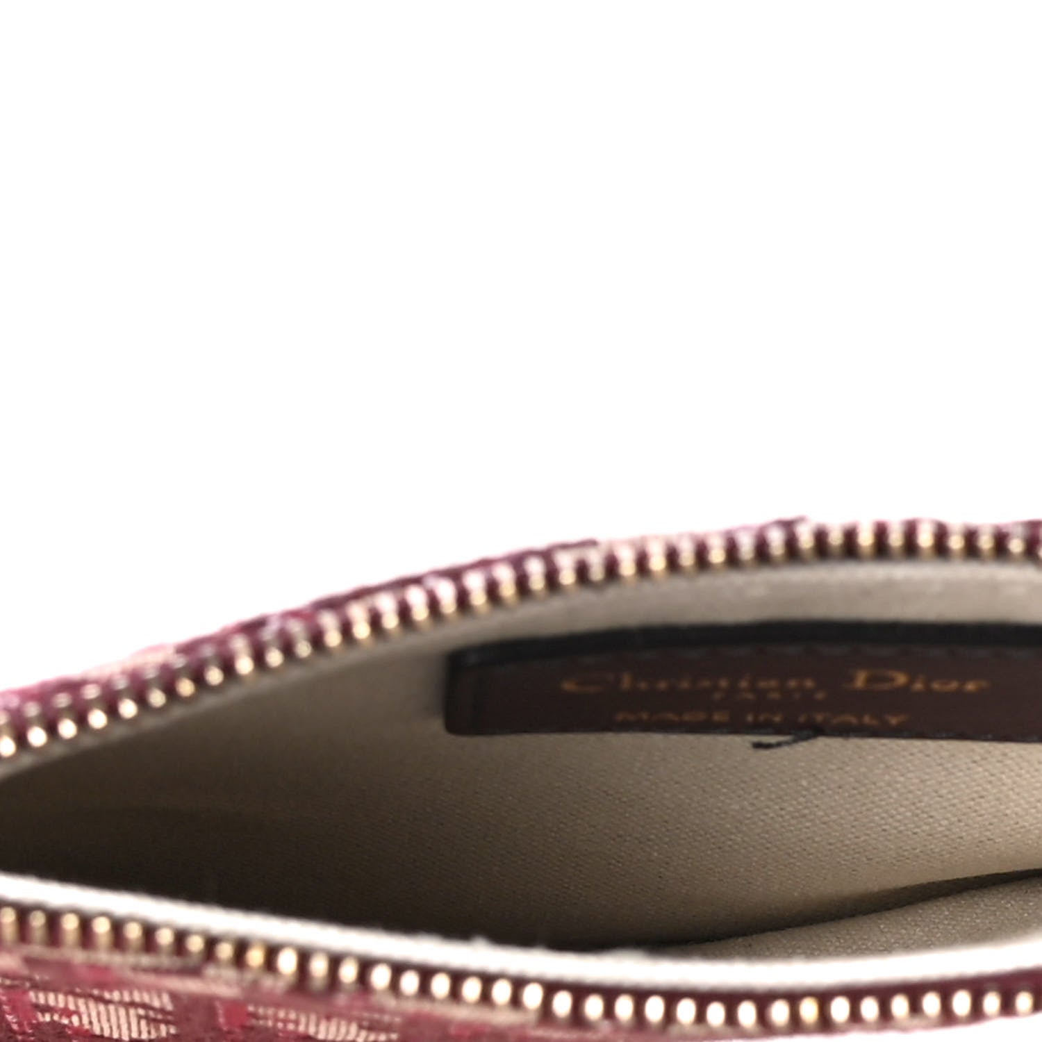 Christian Dior Oblique Saddle Pouch Clutch Bordeaux 4 of 4