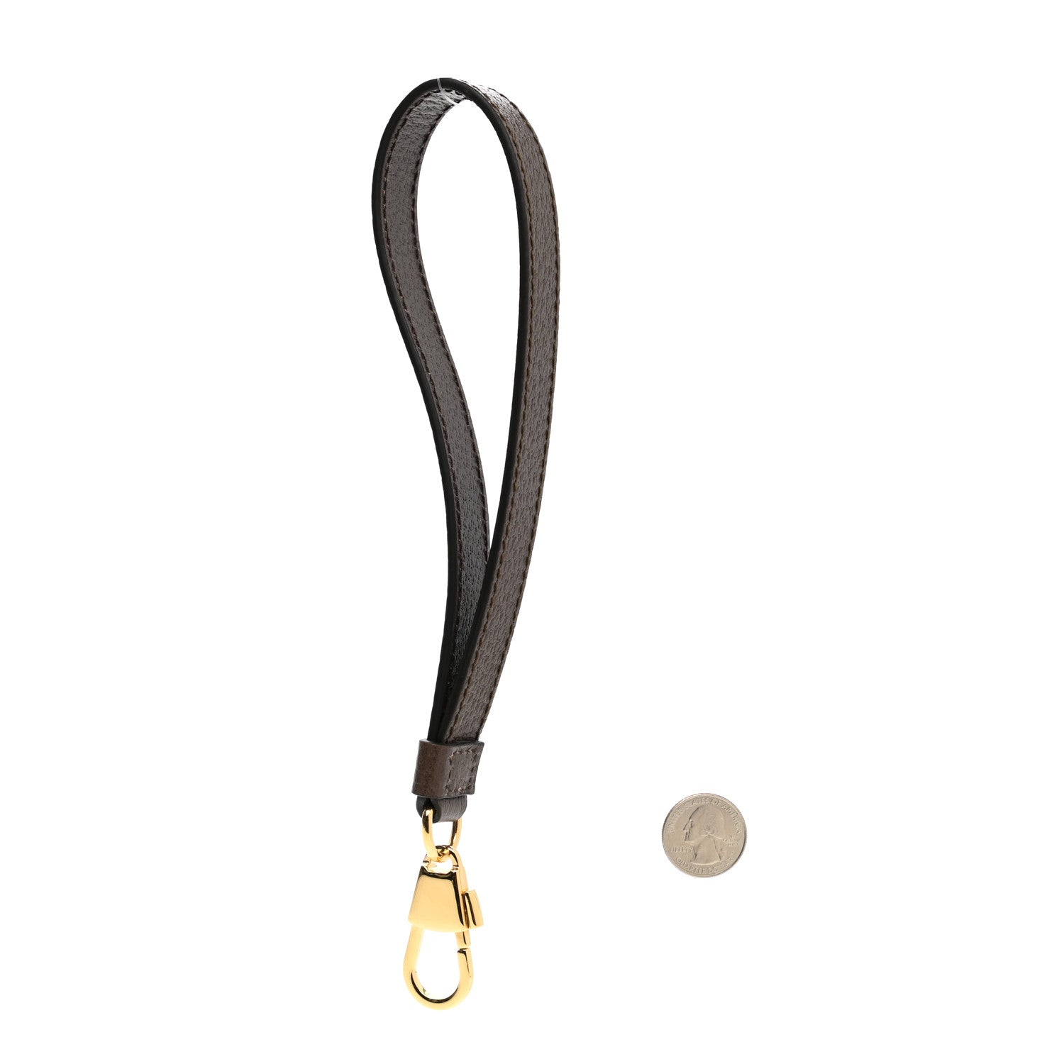 Gucci Calfskin Wristlet Strap Brown 2 of 3
