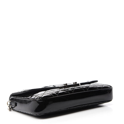 Christian Dior Patent Cannage New Lock Pouch Black 4 of 10
