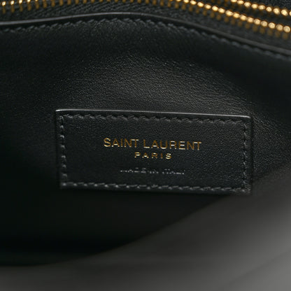 Saint Laurent Smooth Calfskin Small Le 5 A 7 Soft Hobo Black 6 of 9