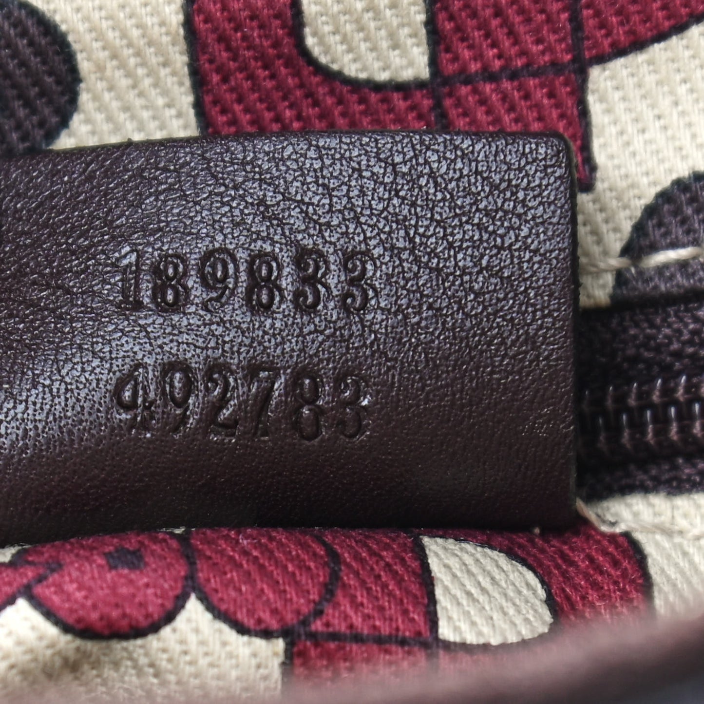 Guccissima Large D Ring Hobo Chocolate
