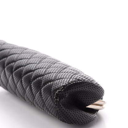 Chanel Lambskin Perforated Timeless Clutch Black 9 of 10