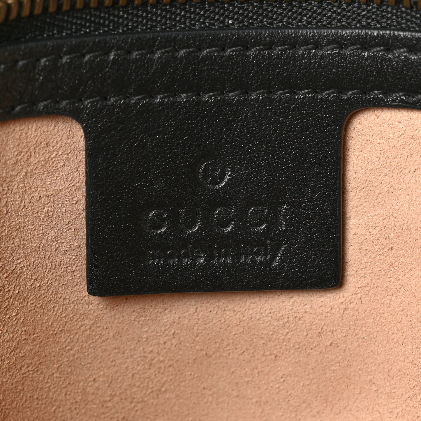 Calfskin Matelasse Small GG Marmont Shoulder Bag Black