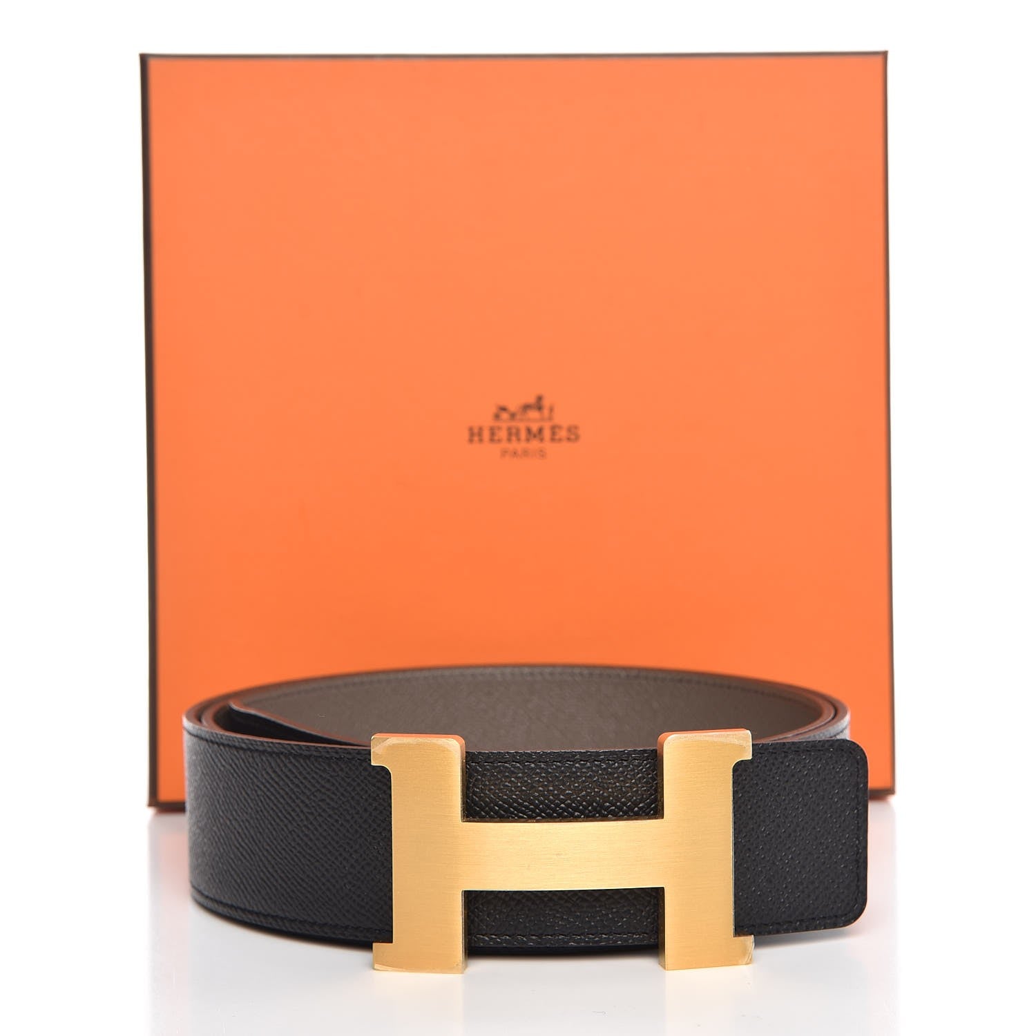Hermes Epsom 42mm Constance 2 Belt 100 Etain Black 7 of 7