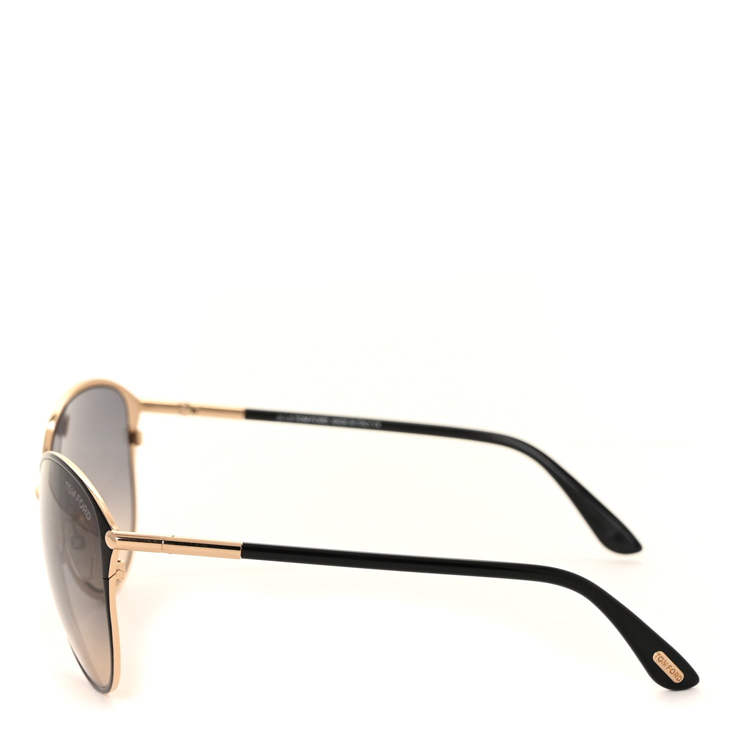 Tom Ford Penelope Vintage Round Sunglasses TF320 Black 4 of 7