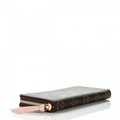 Louis Vuitton Monogram Clemence Wallet Rose Ballerine 4 of 7