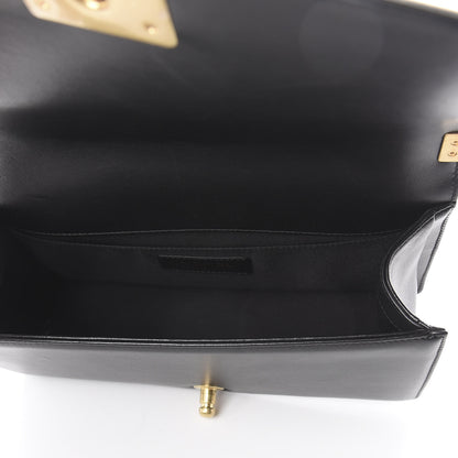 Chanel Lambskin Quilted Medium Boy Flap Black 4 of 9