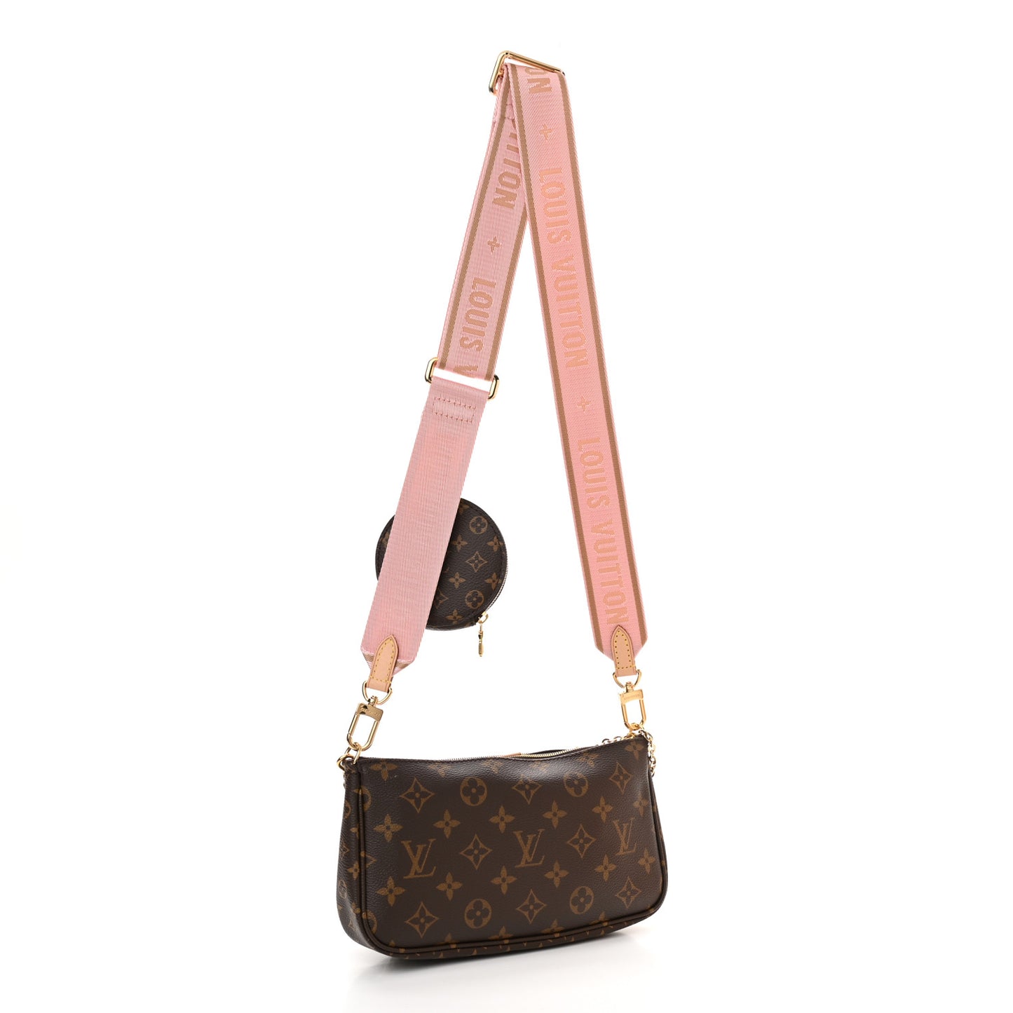 Monogram Multi Pochette Accessories Rose Clair