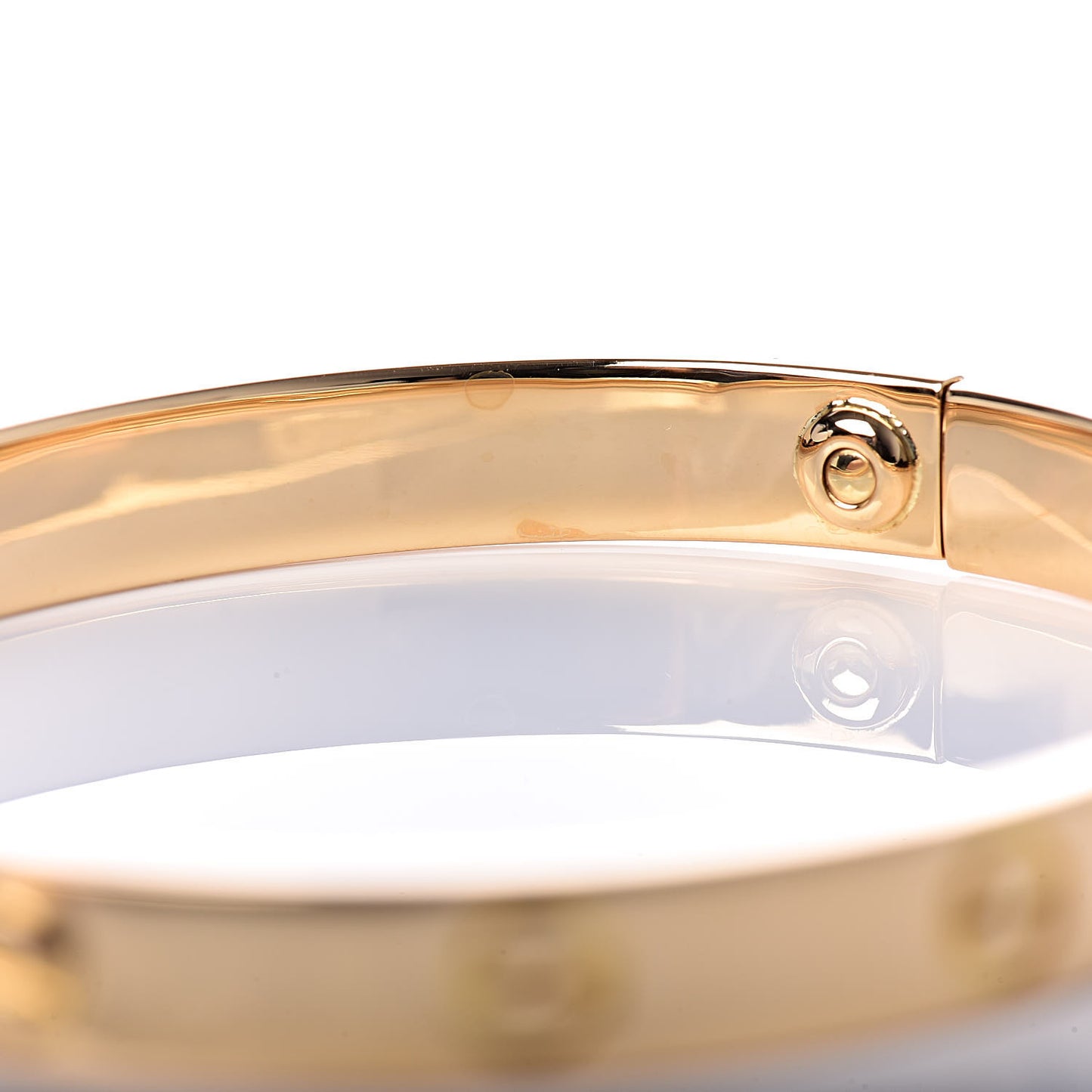 18K Yellow Gold LOVE Bracelet 17