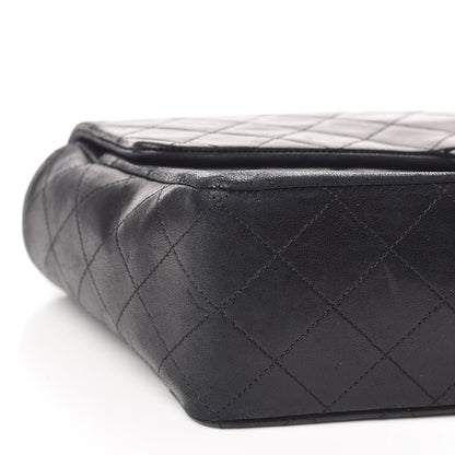Chanel Lambskin Quilted Medium Single Flap Black 9 of 13