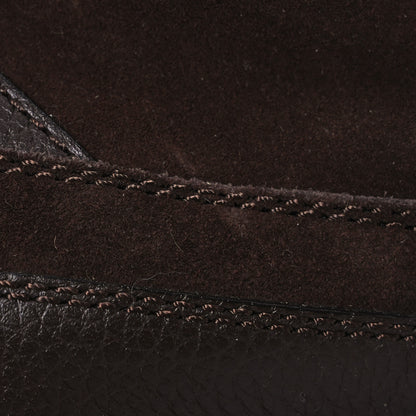 Louis Vuitton Suede Calfskin Shearling Monogram Laureate Platform Boots 35.5 Brown 10 of 10