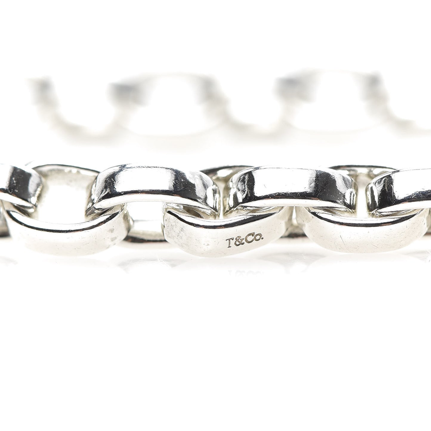 Sterling Silver Round Chain Link Bracelet