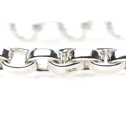Tiffany Sterling Silver Round Chain Link Bracelet 7 of 8