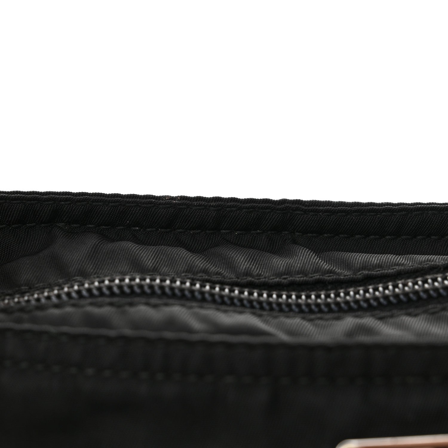 Prada Tessuto Nylon Flat Messenger Bag Black 15 of 16