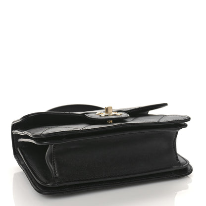 Chanel Calfskin Quilted Small Top Handle Flap Black 4 of 11
