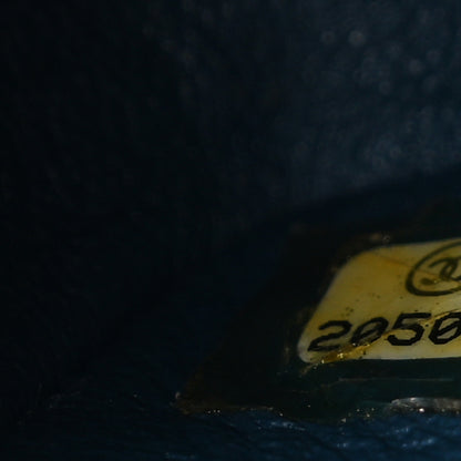 Chanel Caviar Quilted Medium Double Flap Dark Blue 7 of 10