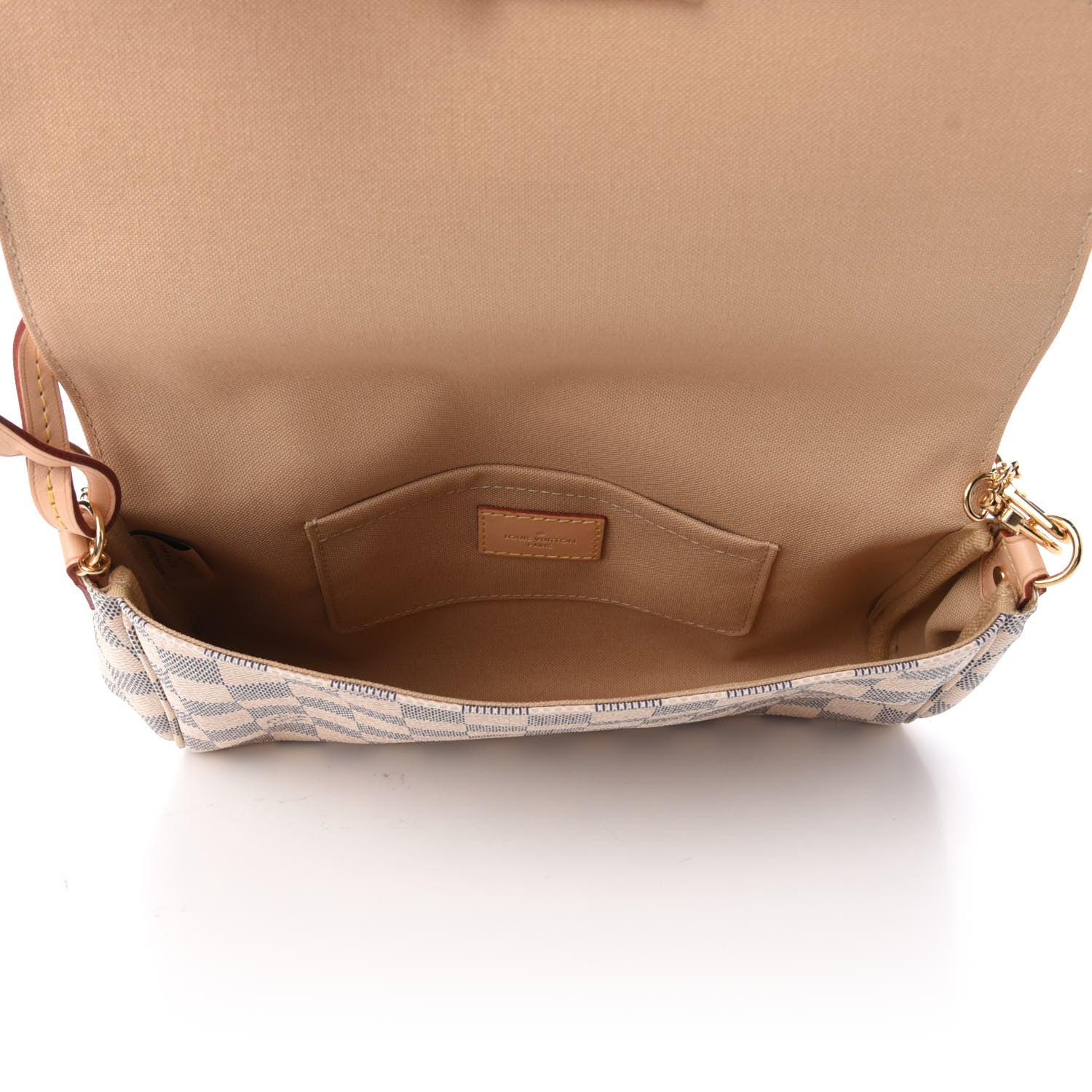 Louis Vuitton Damier Azur Favorite MM 5 of 9
