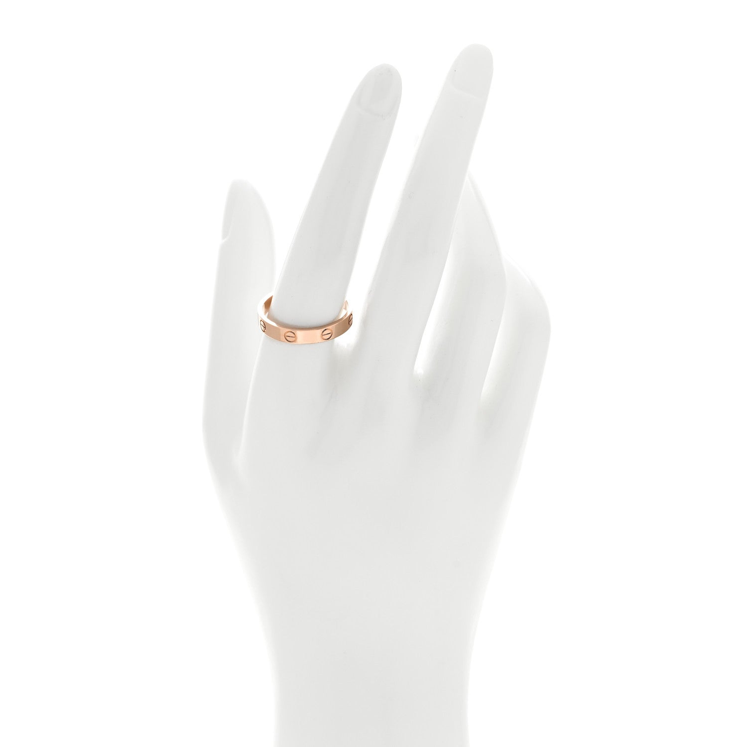 Cartier 18K Pink Gold 3.5mm LOVE Wedding Band Ring 61 9.5 2 of 4