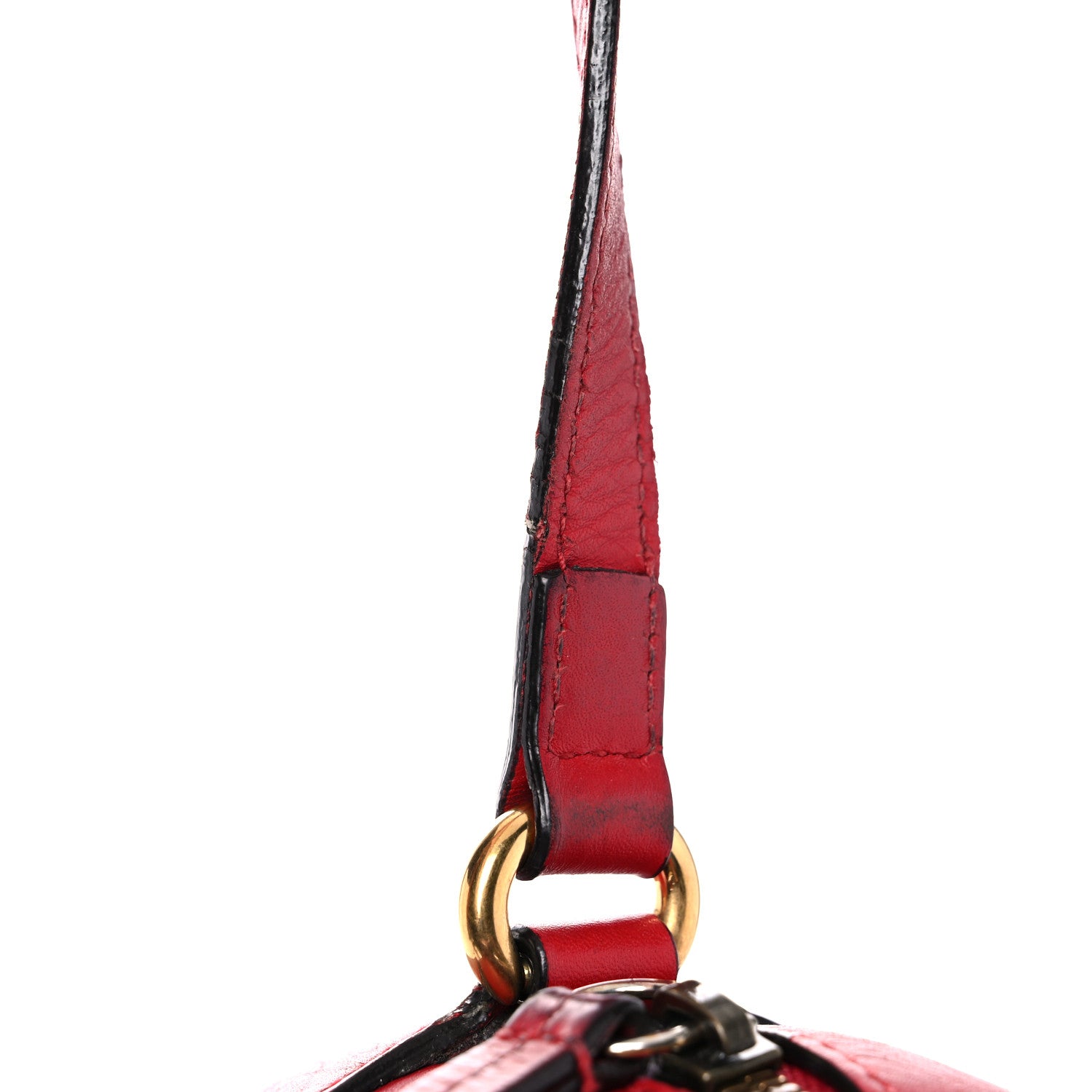 Gucci Calfskin Web Small Webby Bee Shoulder Bag Red 32 of 35