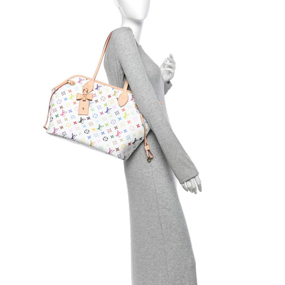 Louis Vuitton LV x TM Monogram Multicolor Neverwoof MM White 2 of 10