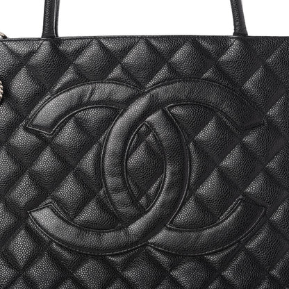 Chanel Caviar Quilted Medallion Tote Black 10 of 10