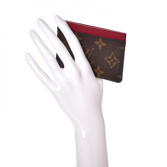 Louis Vuitton Monogram Card Holder Fuchsia 2 of 8