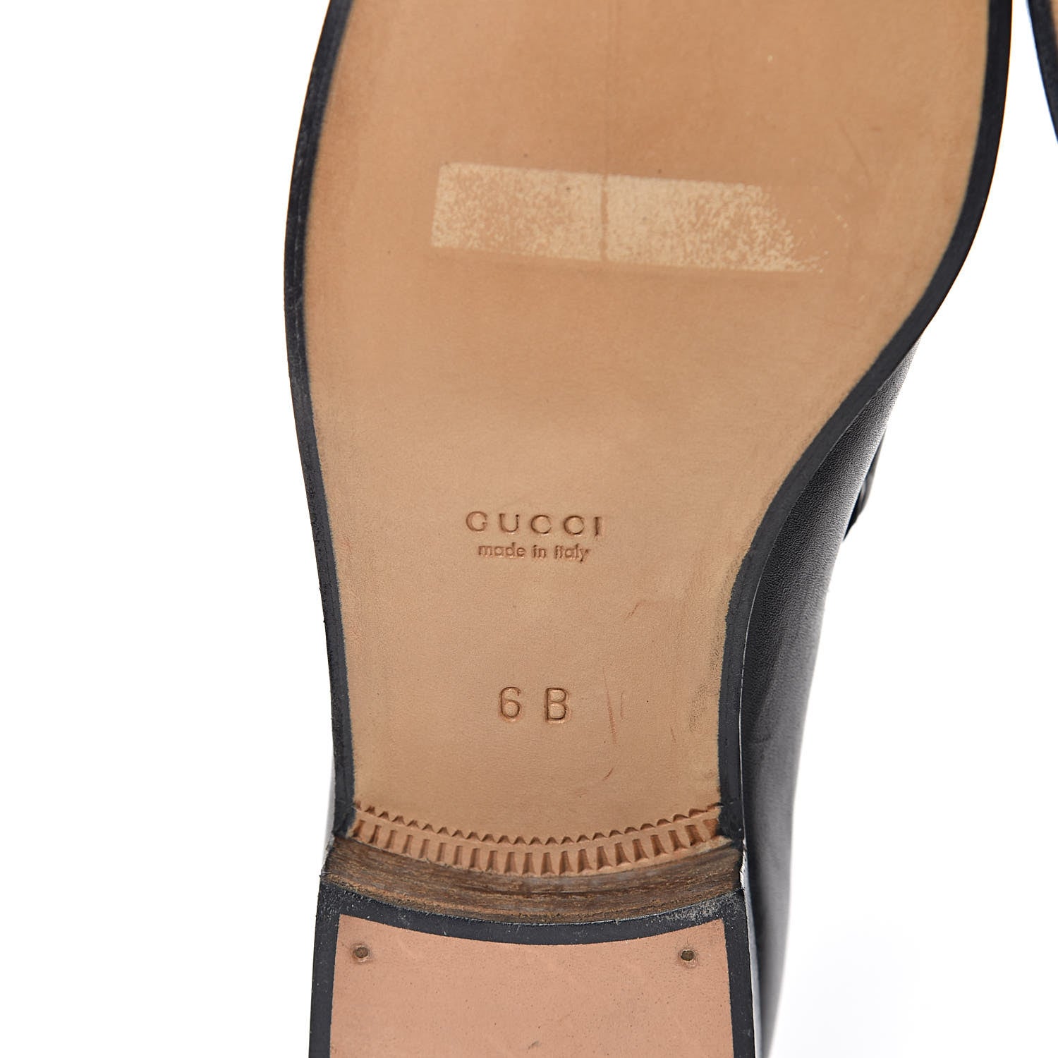Gucci Calfskin Womens 1953 Horsebit Loafers 6 Black 6 of 11