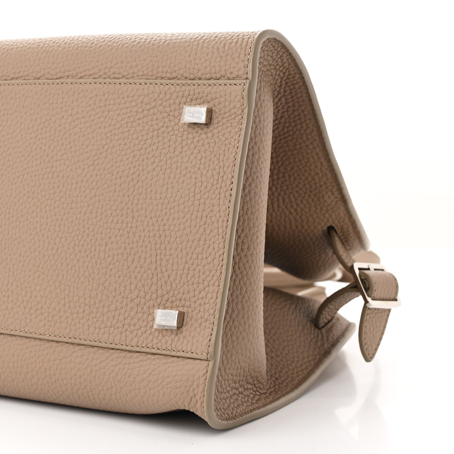 The Row Matte Grained Calfskin Soft Margaux 12 Dark Taupe 9 of 9