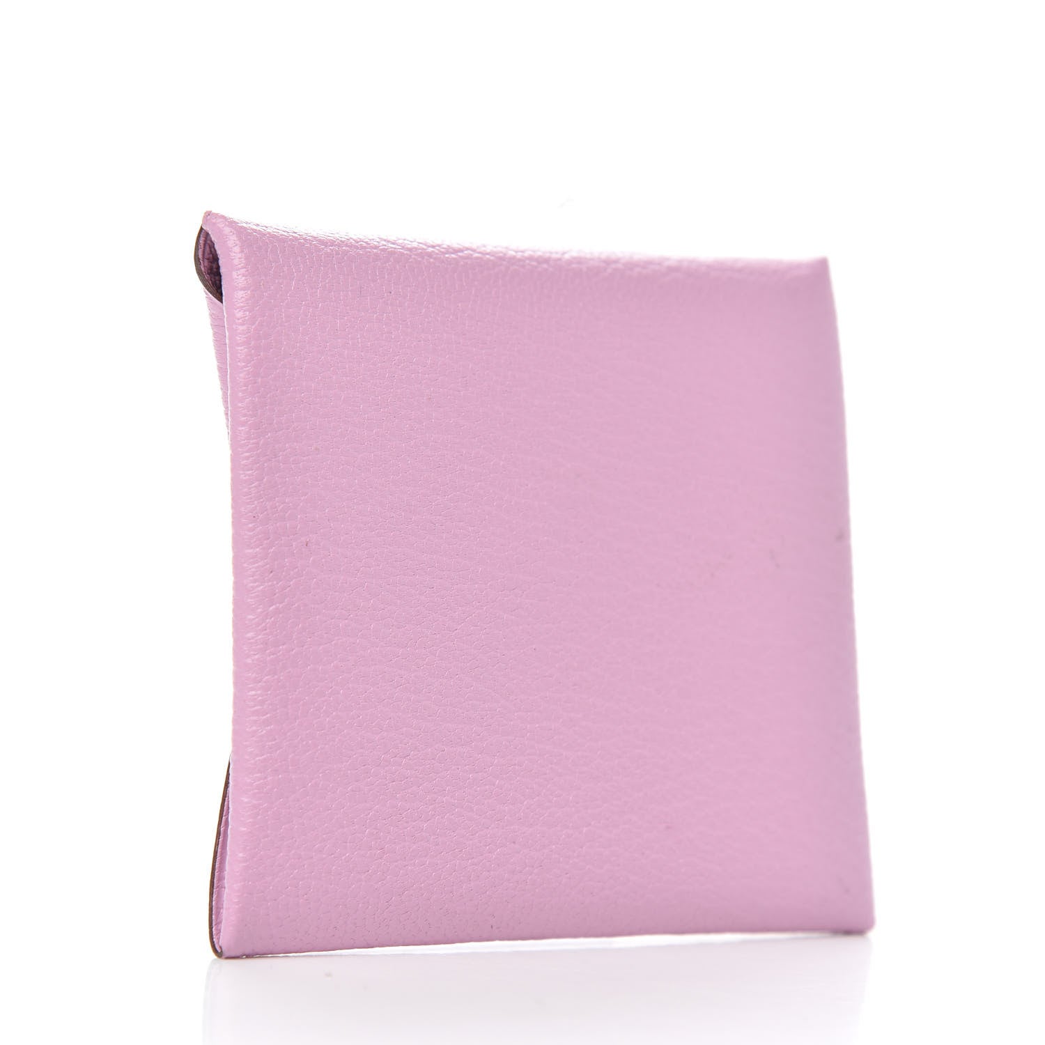 Hermes Chevre Mysore Bastia Coin Purse Mauve Sylvestre 3 of 8