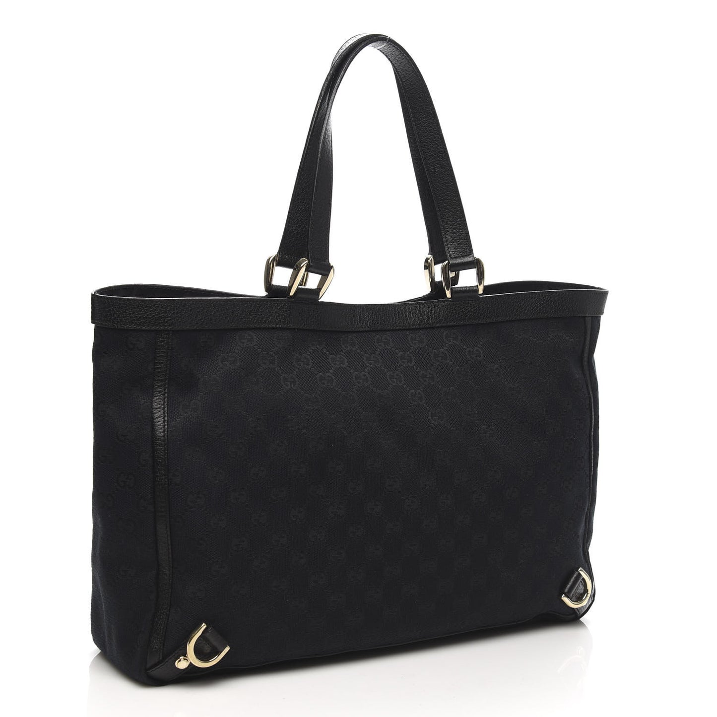 Monogram Large Abbey Tote Black