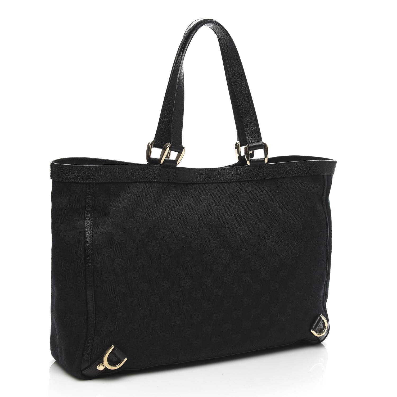 Gucci Monogram Large Abbey Tote Black 3 of 10