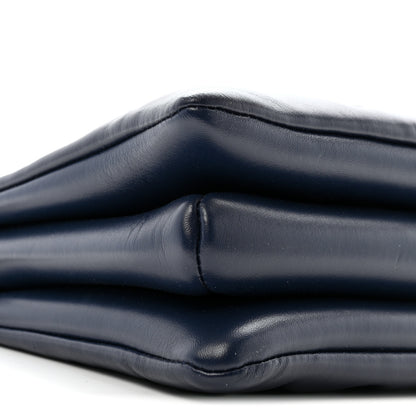 Louis Vuitton Lambskin Embossed Monogram Coussin PM Navy 10 of 12