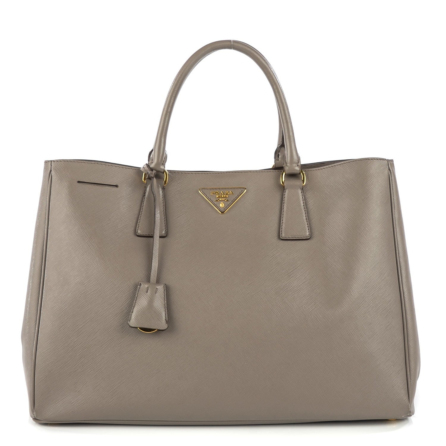Prada Saffiano Lux Large Tote Argilla 1 of 13